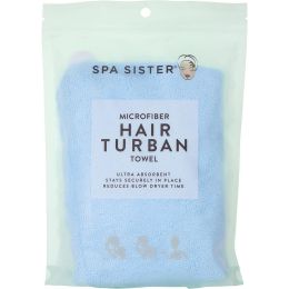 SPA ACCESSORIES by Spa Accessories (UNISEX) - SPA SISTER MICROFIBER HAIR TURBAN - WHITE