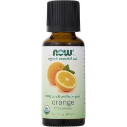 ESSENTIAL OILS NOW by NOW Essential Oils (UNISEX) - ORANGE OIL 100% ORGANIC 1 OZ