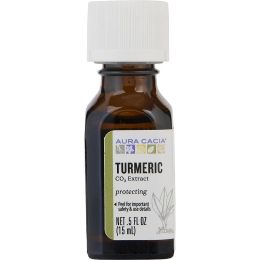 ESSENTIAL OILS AURA CACIA by Aura Cacia (UNISEX) - TURMERIC CO2 EXTRACT 0.5 OZ