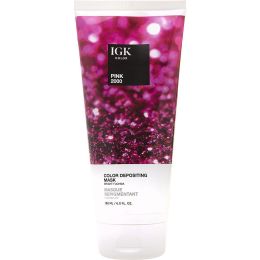 IGK by IGK (WOMEN) - COLOR DEPOSITING MASK PINK 2000 (BRIGHT FUCHSIA)