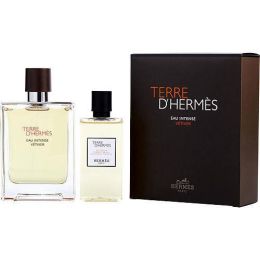 TERRE D'HERMES EAU INTENSE VETIVER by Hermes EAU DE PARFUM SPRAY 3.3 OZ & SHOWER GEL 2.7 OZ