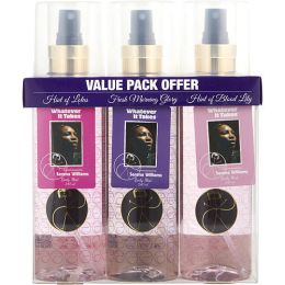 WHATEVER IT TAKES SERENA WILLIAMS VARIETY by Whatever It Takes 3 PIECE VARIETY WITH FRESH MORNING GLORY & HINT OF LOTUS & HINT OF BLOOD LILY AND ALL A