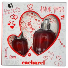 AMOR AMOR by Cacharel EDT SPRAY 3.4 OZ & EDT SPRAY 1 OZ