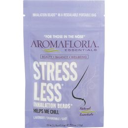 STRESS LESS by Aromafloria INHALATION BEADS 0.42 OZ BLEND OF LAVENDER, CHAMOMILE, AND SAGE