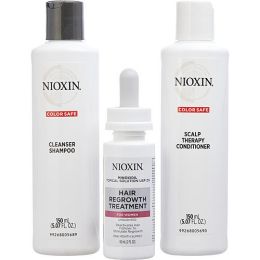 NIOXIN by Nioxin HAIR REGROWTH WOMENS KIT-SHAMPOO 5 OZ & CONDITIONER 5 OZ & HAIR REGROWTH TREATMENT 2 OZ