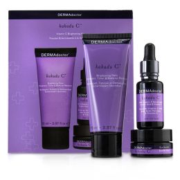 Kakadu C Vitamin C Brightening Kit: Daily Cleanser 70ml + 20% Vitamin C Serum 15ml + Eye Souffle 15ml