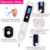 Skin Tag Repair Kit Portable Beauty Equipment Multi-Level with Home Usage USB Charging LCD Level Adjustable 6 Replaceable Needles